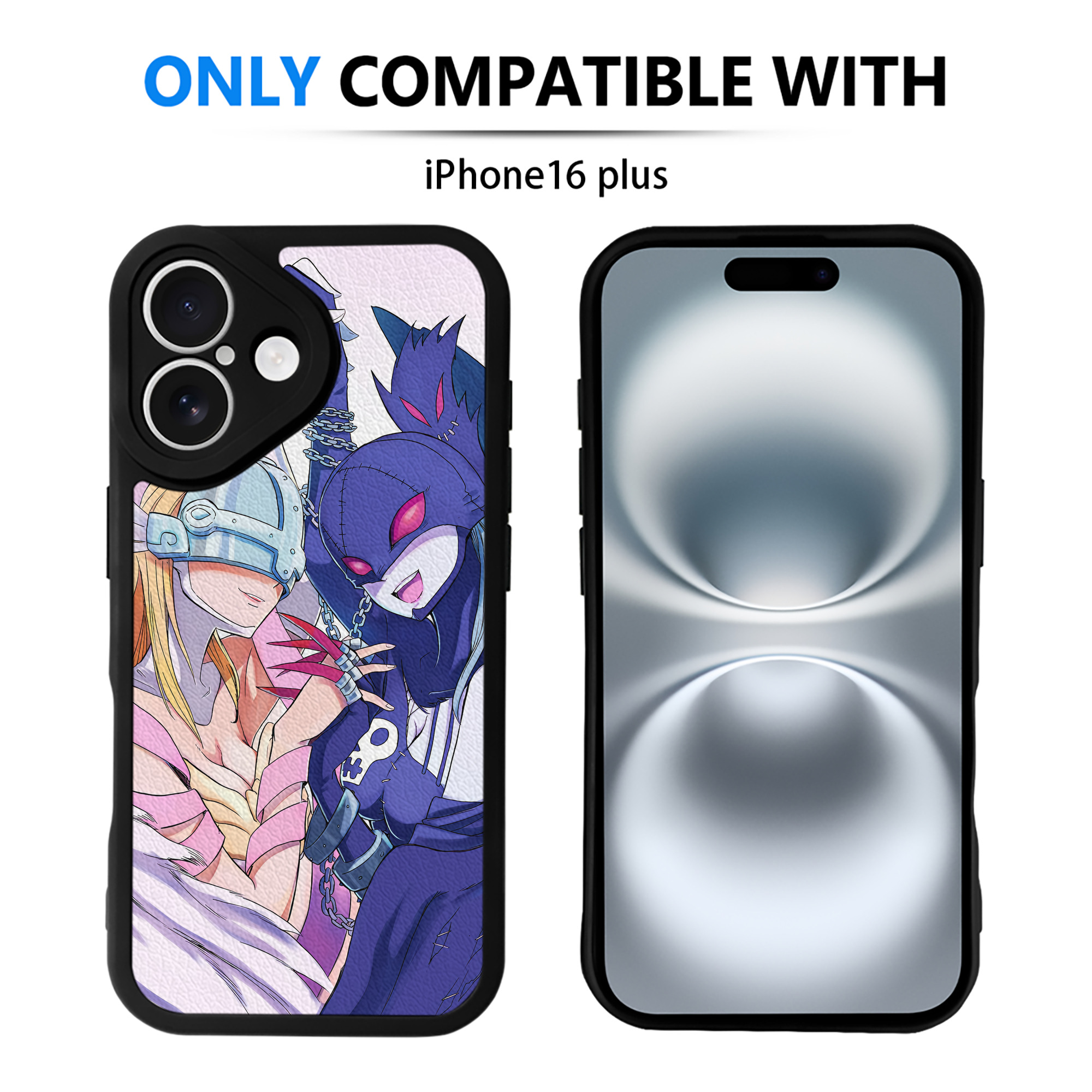 （画像用） Digimon デジタルモンスター/デジモン 【iPhone 16シリーズ対応】シリコンスマホケース（レザー調） 材質：シリコン